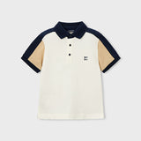 Camiseta Polo Niño Beige Mayoral