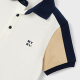 Camiseta Polo Niño Beige Mayoral