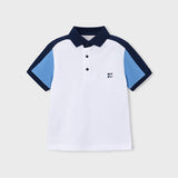 Camiseta Polo Niño Blanco Mayoral