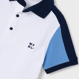Camiseta Polo Niño Blanco Mayoral