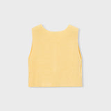 Chaleco Tricot Niña Amarillo Mayoral