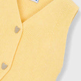 Chaleco Tricot Niña Amarillo Mayoral