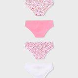 Set X4 Panties Rosado Niña Mayoral