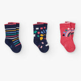 Set X3 Medias Bebé Niña Multicolor Boboli