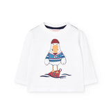 Camiseta Bebé Niño Blanco Boboli