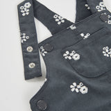 Conjunto Jardinera Niña Negro Boboli