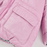 Chaqueta Reversible Niña Rosado Boboli