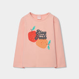 Pijama Niña Naranja Boboli