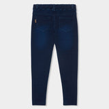 Pantalón Jean Niña Azul Oscuro Boboli
