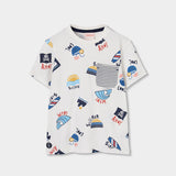 Conjunto Bermuda Niño Azul Boboli