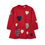 Conjunto Vestido Bebé Niña Rojo Boboli