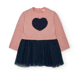 Conjunto Vestido Bebé Niña Rosado Boboli