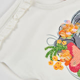 Camiseta Niña Blanco Boboli