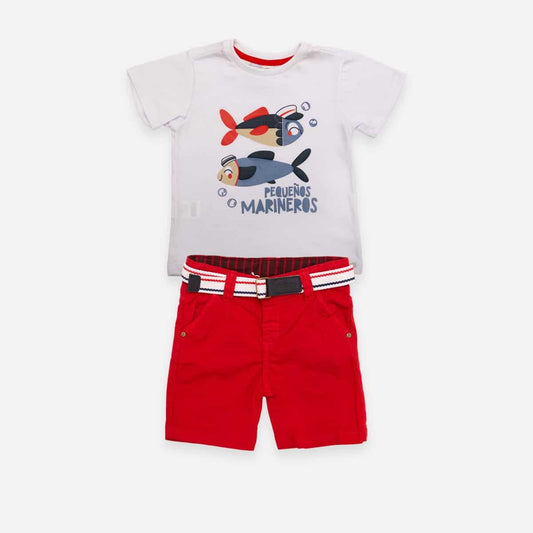 Conjunto Bermuda Bebé Niño