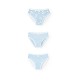 Set X3 Panties Niña Azul Boboli