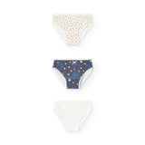 Set X3 Panties Niña Azul Boboli