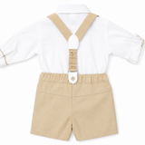 Conjunto Bebé Niño Bautizo Beige Donal