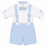 Conjunto Bebé Niño Bautizo Celeste Donal