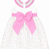 Vestido Asoleador Niña Rosado Bordino