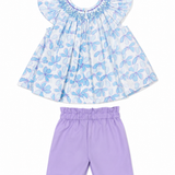 Conjunto 3 Pz Bebé Niña Lila Bordino
