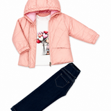Conjunto Bebé Niña Rosado People Kids