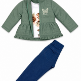 Conjunto Bebé Niña Verde People Kids