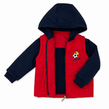 Sudadera Bebé Niño Rojo People Kids
