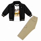 Conjunto 3Pz Bebé Niño Café People Kids