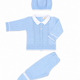Conjunto Bebé Niño Celeste Bebita