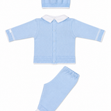 Conjunto Bebé Niño Celeste Bebita
