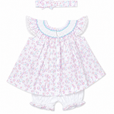Vestido Bebé Niña Lila Bordino