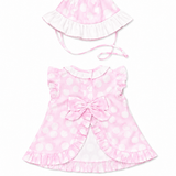 Vestido Bebé Niña Rosado Bordino