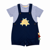 Conjunto Mameluco Bebé Niño Azul