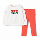 Conjunto Niña Coral Boboli