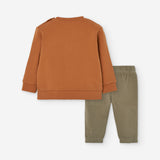 Conjunto Bebé Niño Naranja Losan