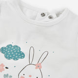 Camiseta Manga Larga Bebé Niña Beige Losan