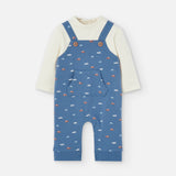 Conjunto Overol Bebé Niño Azul Losan