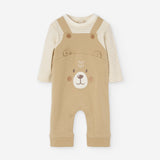 Conjunto Overol Bebé Niño Beige Losan