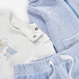 Conjunto 3Pz Bebé Niño Azul Losan