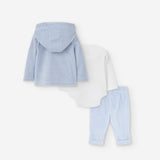 Conjunto 3Pz Bebé Niño Azul Losan