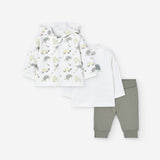 Conjunto 3Pz Bebé Niño Verde Losan