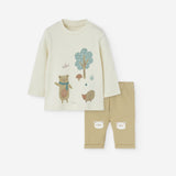 Conjunto Bebé Niño Beige Losan