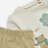 Conjunto Bebé Niño Beige Losan