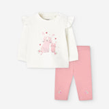 Conjunto Bebé Niña Beige Losan