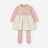 Conjunto Bebé Niña Rosa Losan