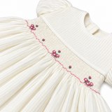 Vestido Niña Beige Bordino