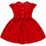Vestido Bebé Niña Rojo Bordino