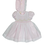 Vestido Bebé Niña Rosado Bordino