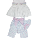 Conjunto Bebé Niña Blanco Bordino