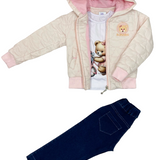 Conjunto Niña Beige People Kids